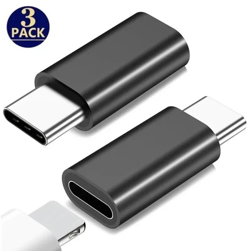 3pcs lightning female usb c - to,